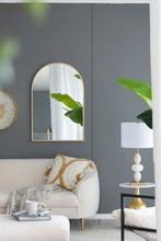 Load image into Gallery viewer, Arched Mirror With Metal Frame, Wall Mirror For Living Room Bedroom Entryway
