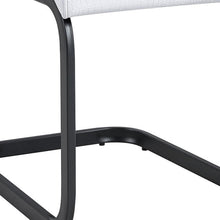 Load image into Gallery viewer, Faux Leather Metal Dining Side Chairs (Set of 4) - White / Black
