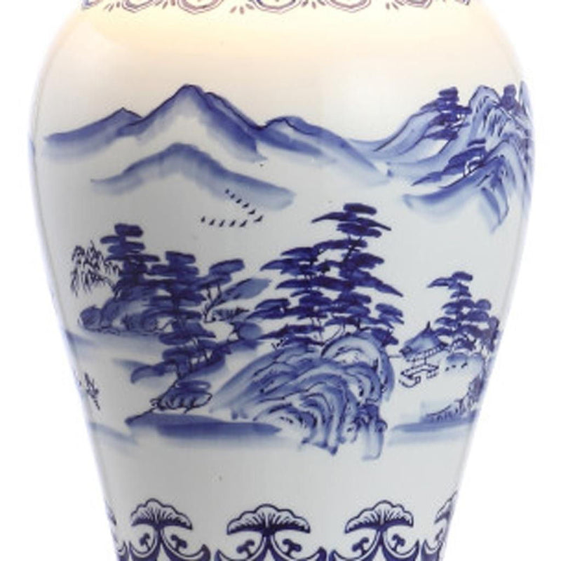 Novelty Table Lamp LED With Empire Shade - Blue