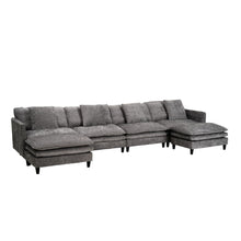 Load image into Gallery viewer, Modular U Shaped Sofa, With Adjustable Layout For Comfort And Durability - Gray
