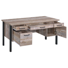 Load image into Gallery viewer, Azura - 4 Drawer Office Desk - Oak
