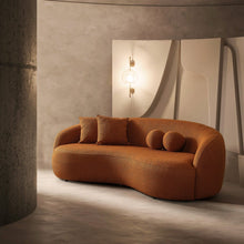 Load image into Gallery viewer, Drake - Japandi Style Curvy Boucle Sofa
