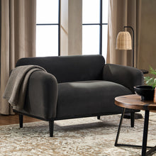 Load image into Gallery viewer, Sway - Upholstered Loveseat With Wood Legs And Round Arms
