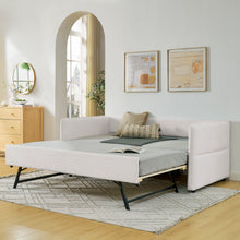 Load image into Gallery viewer, Upholstered Daybed With Pop Up Trundle
