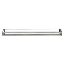 Load image into Gallery viewer, 32" Mirrored Glass Handmade Vanity Tray With Handles - Silver

