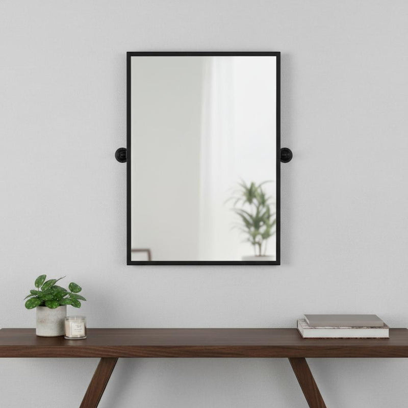 31" Framed Accent Mirror - Black