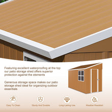 Load image into Gallery viewer, Weatherproof Storage Shed With Double Doors And Ventilation
