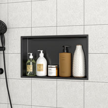 Load image into Gallery viewer, Stainless Steel Shower Niche With Seamless Design For Bathroom Storage
