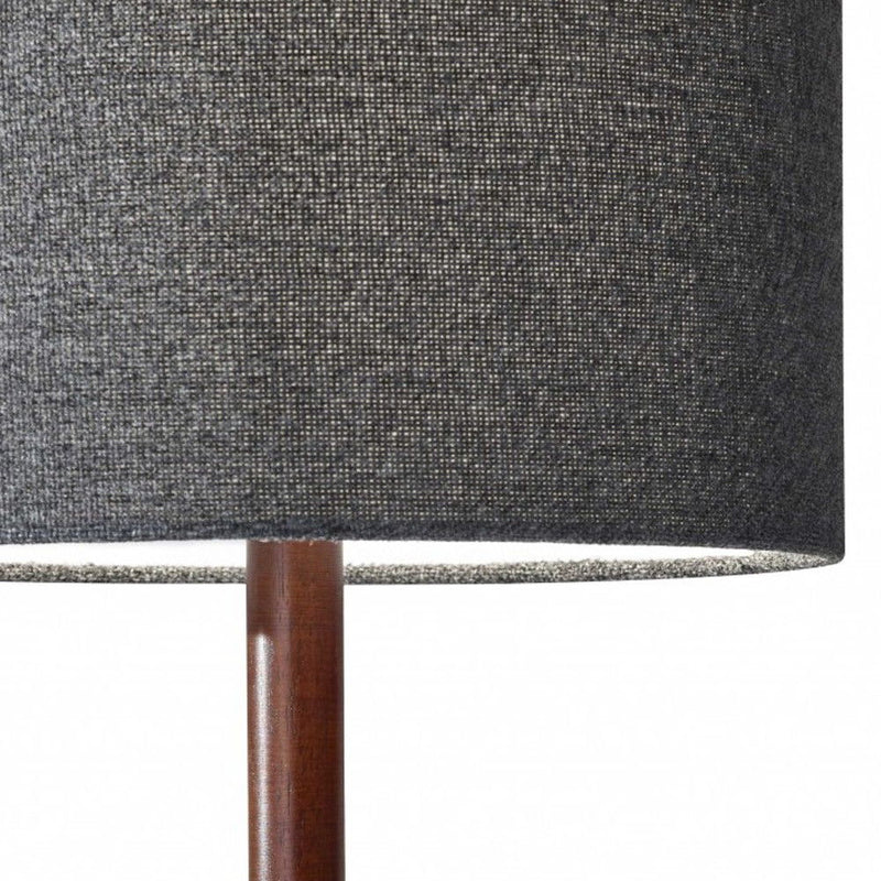 Cozy Cabin Table Lamp - Walnut Wood