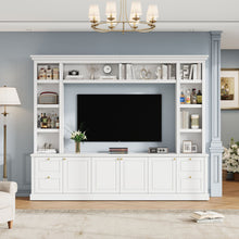 Load image into Gallery viewer, All-In-One TV Stand With Bookcase For TVs Up To 70"

