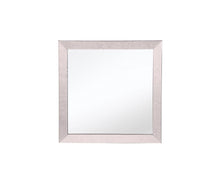 Load image into Gallery viewer, 24" Square Glass Framed Accent Mirror - Gray
