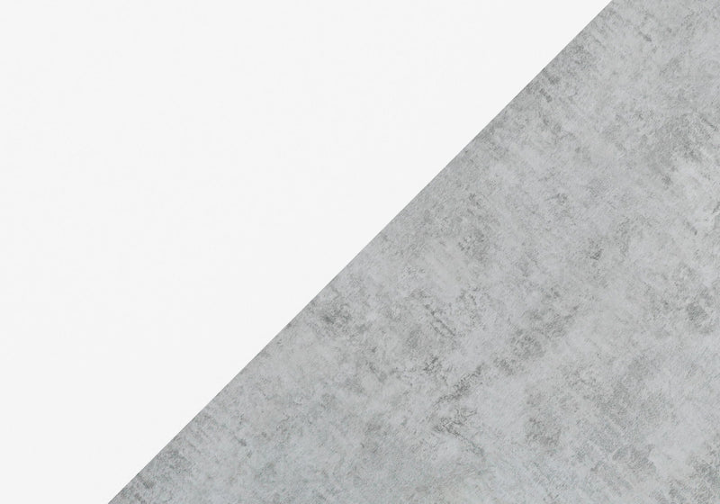 Abstract Console Table With Shelves - Gray And White
