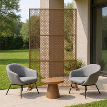 Load image into Gallery viewer, Three Panel Screen Room Divider (562821) - Brown
