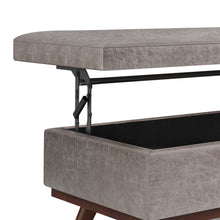 Load image into Gallery viewer, Owen - Lift Top Large Coffee Table Storage Ottoman, Mid Century Style
