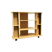 Load image into Gallery viewer, Open Shelving TV Stand - Wood Brown
