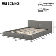Load image into Gallery viewer, Stylish Upholstered Bed With Birch Wood Frame
