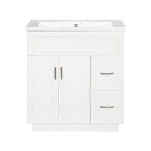 Load image into Gallery viewer, Bathroom Vanity With 2 Doors, 2 Drawers, Adjustable Shelf, Hidden Slides &amp; Soft Close Hinges

