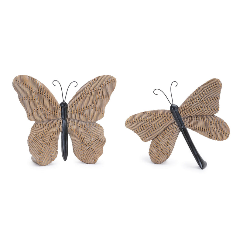 Poly Figurine Tabletop Sculpture (Set of 4) (592968) - Brown