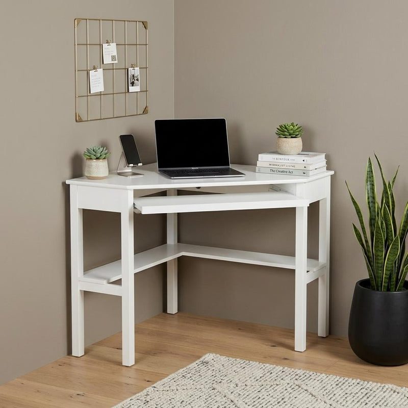 Corner Writing Desk (402031) - White