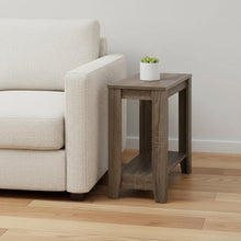 Load image into Gallery viewer, 22" End Table With Shelf - Deep Taupe
