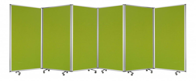 Metal 6 Panel Screen - Green