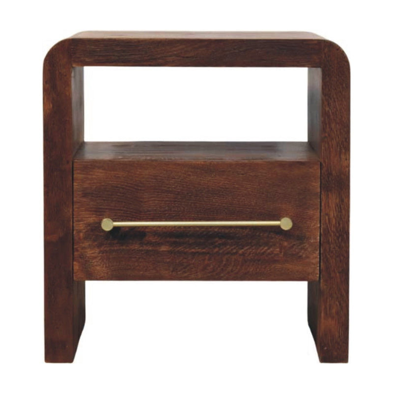 23" Two Drawer Nightstand - Brown