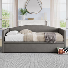 Load image into Gallery viewer, Daybed With Pop Up Trundle, Upholstered Sofa Bed

