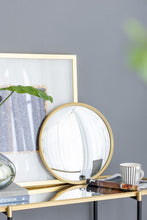 Load image into Gallery viewer, Round Mirror, Circle Mirror With Iron Frame For Living Room Bedroom Vanity Entryway Hallway
