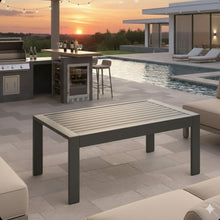 Load image into Gallery viewer, All-Weather Outdoor Coffee Table With Wood-Look Top
