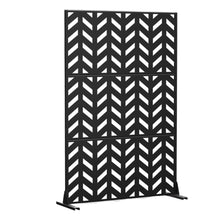 Load image into Gallery viewer, Three Panel Screen Room Divider (562819) - Black
