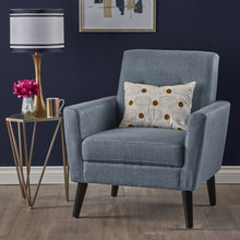 Load image into Gallery viewer, Radiantize - Upholstered Fabric Club Chair With Square-Off Back And Button Tufted
