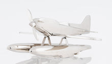 Load image into Gallery viewer, Hand Painted Model Airplane Tabletop Sculpture (364200) - Nickel
