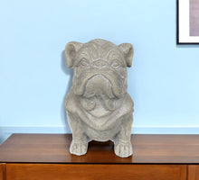 Load image into Gallery viewer, Poly Dog Hand Painted Tabletop Sculpture - Gray
