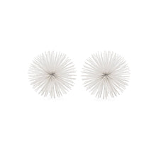 Load image into Gallery viewer, Decorative Spiky Sphere Tabletop Sculpture (Set of 2) - White
