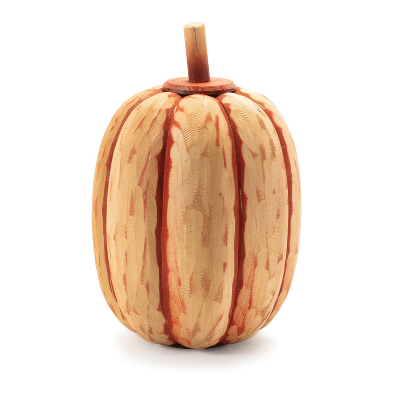 Pumpkin Thanksgiving Pumpkin Tabletop Sculpture (Set of 2) - Orange