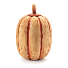 Load image into Gallery viewer, Pumpkin Thanksgiving Pumpkin Tabletop Sculpture (Set of 2) - Orange
