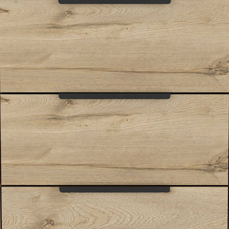 Three Drawer Chest - Brown / Black