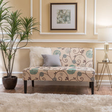 Load image into Gallery viewer, Contemporary Loveseat With Upholstered Fabric And Birch Wood Legs
