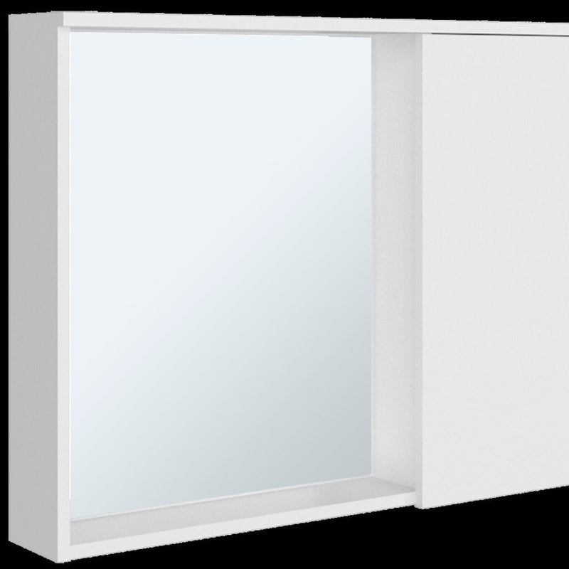 Wood Accent Chest - White