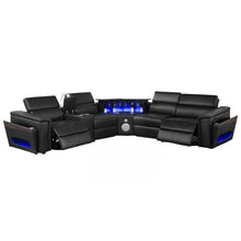 Load image into Gallery viewer, Nova - Sectional With Bluetooth Speaker, LED And Lifting Wine Cabinet

