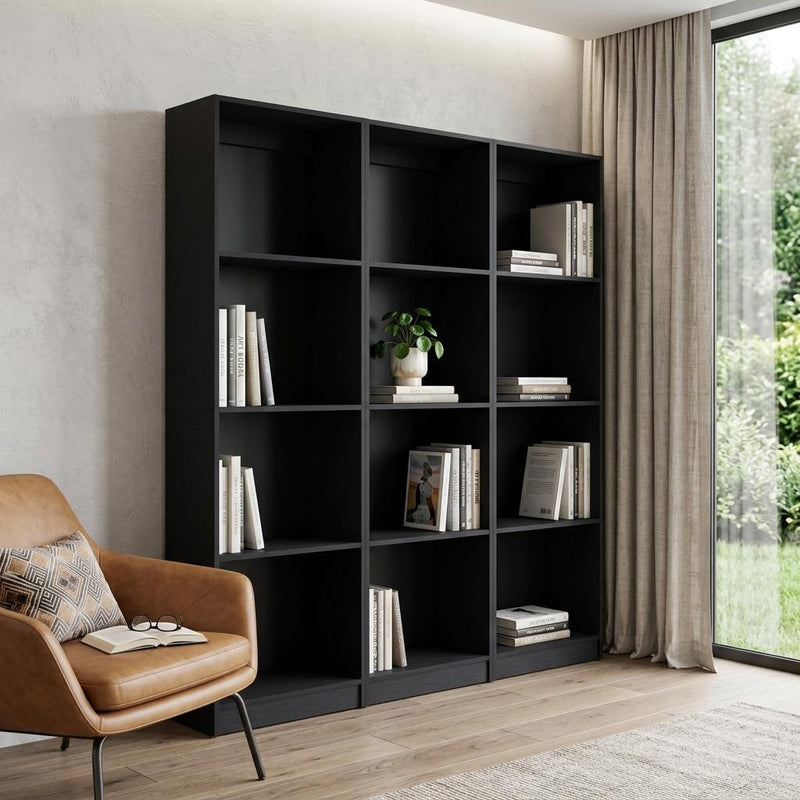 Five Tier Bookcase (546343) - Black