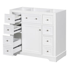 Load image into Gallery viewer, Modern Bathroom Vanity Base Only With 1 Cabinet And 6 Drawers
