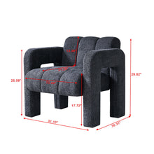 Load image into Gallery viewer, 31.10" Boucle Upholstered Accent Chair
