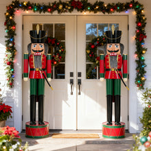 Load image into Gallery viewer, Classic Nutcracker Holiday Decor - Green / Red
