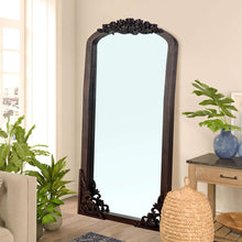 Load image into Gallery viewer, 67" Solid Wood Framed Full Length Mirror - Brown
