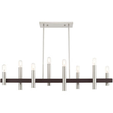 Load image into Gallery viewer, 24'' Eight Light Dimmable Chandelier With Shades - Bronze
