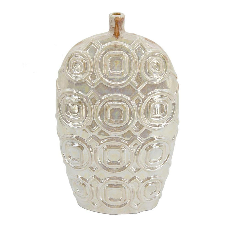 Geometric Bud Table Vase (574262) - Cream