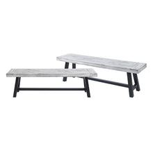 Load image into Gallery viewer, Tranquilizer - Outdoor Acacia Wood Bench With Slat Panel Design
