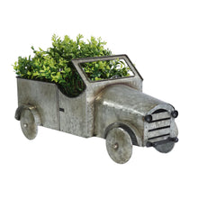 Load image into Gallery viewer, Flowers Hand Painted Truck Tabletop Sculpture - Silver
