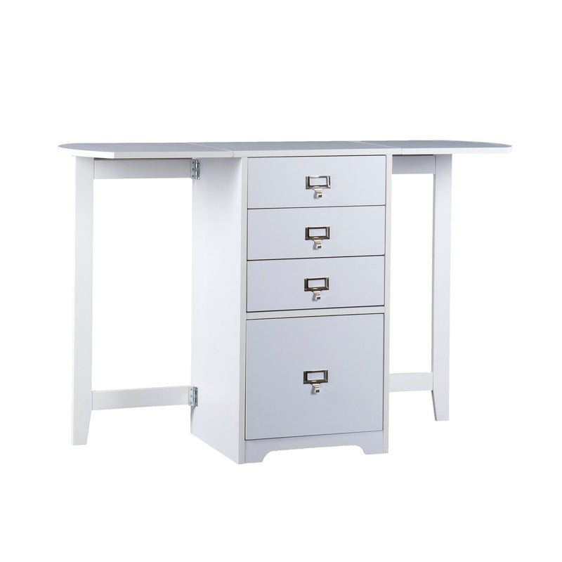 Fold-out Organizer Craft Desk - White